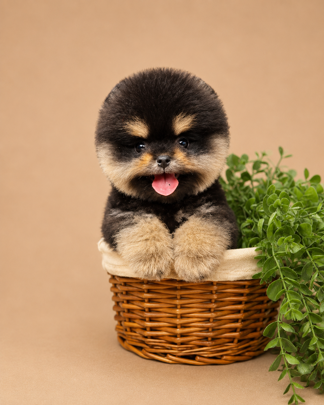 Peter — 3 aylık dişi Pomeranian Boo yavru köpek