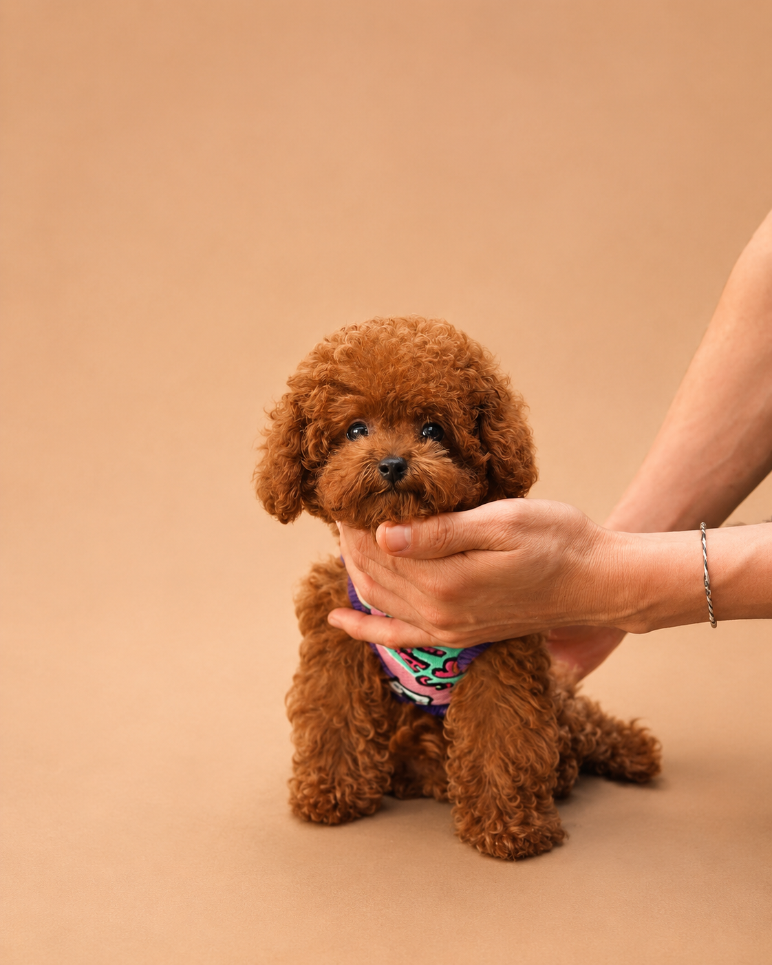 Taco — 3 aylık erkek Toy Poodle yavru köpek